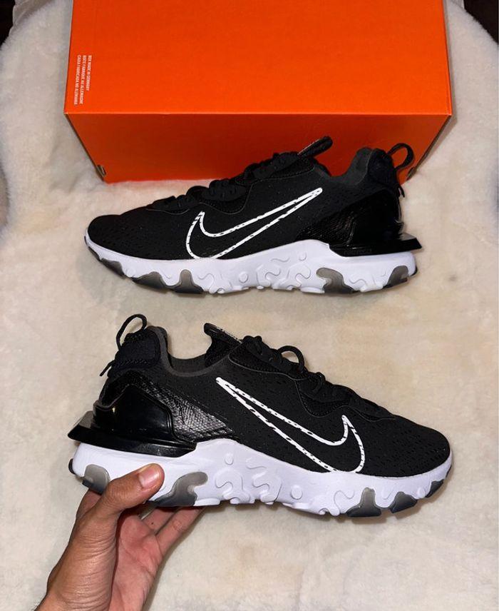 Nike React Vision Black White - photo numéro 5