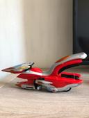 Power Rangers bandai 2000 Quantum Ranger  rouge et argent Time force