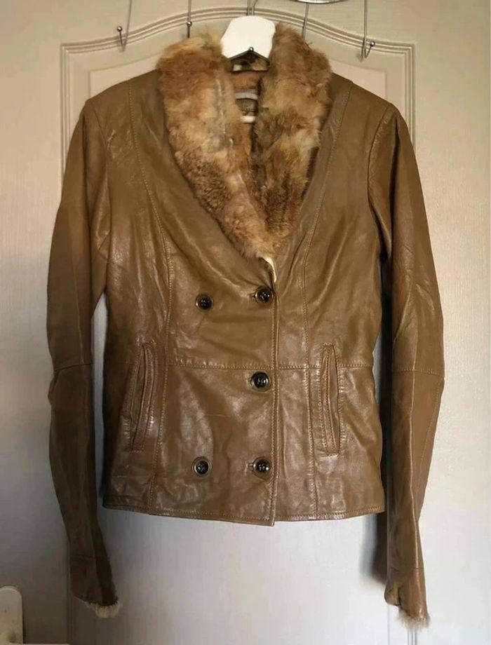 Veste similicuir Femme Taille 38 / M - photo numéro 1