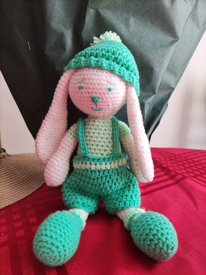 Lapin en crochet doudou - photo numéro 1