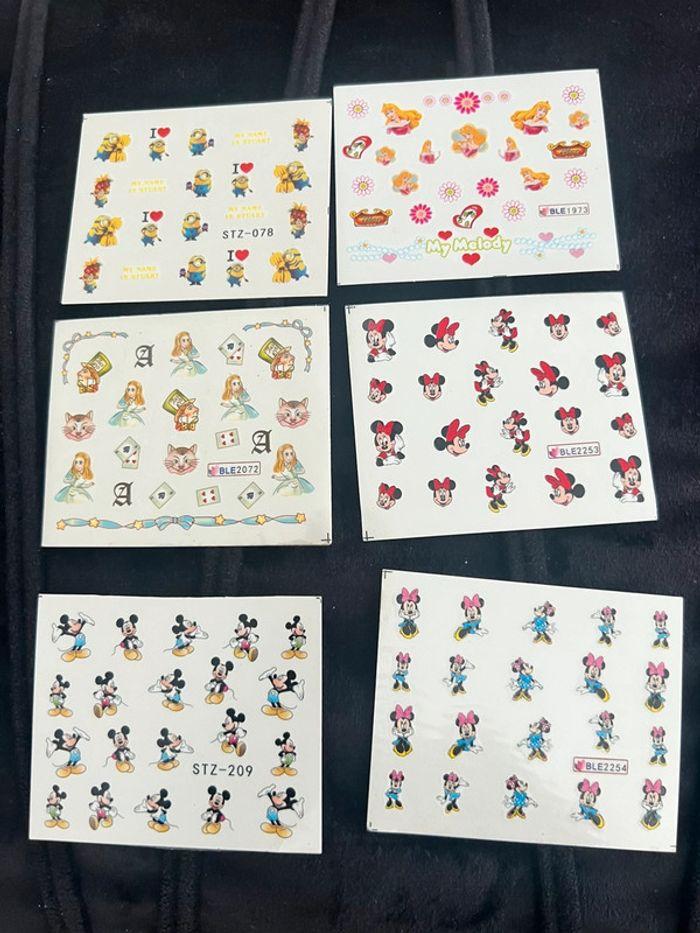 Lot Stickers ongles Disney - photo numéro 4