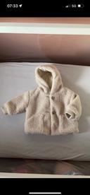 Manteau effet mouton bébé mixte ZARA