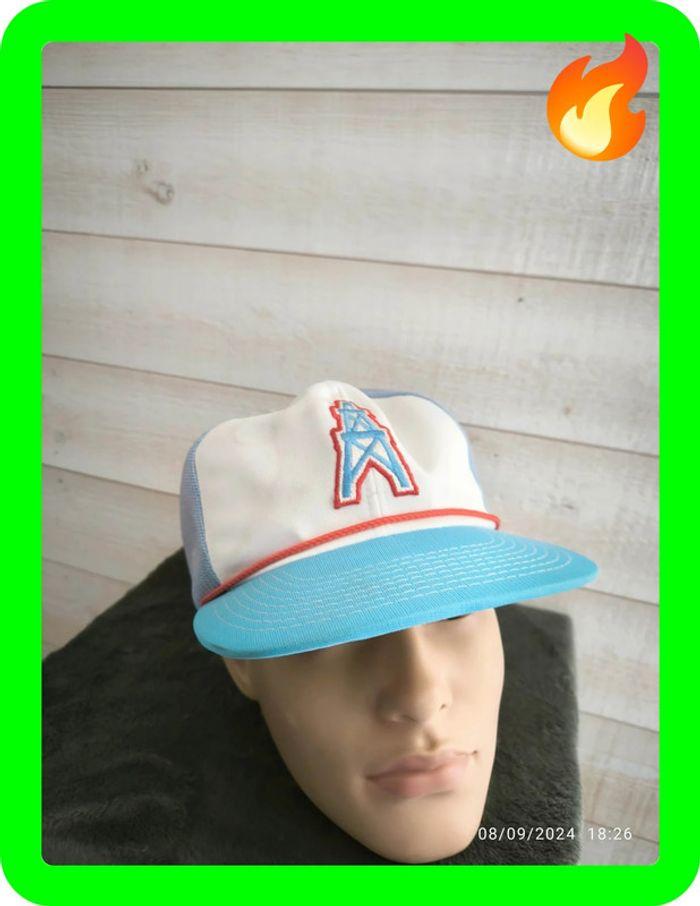 Casquette  réglable vintage Houston Oilers des années 90 - photo numéro 3