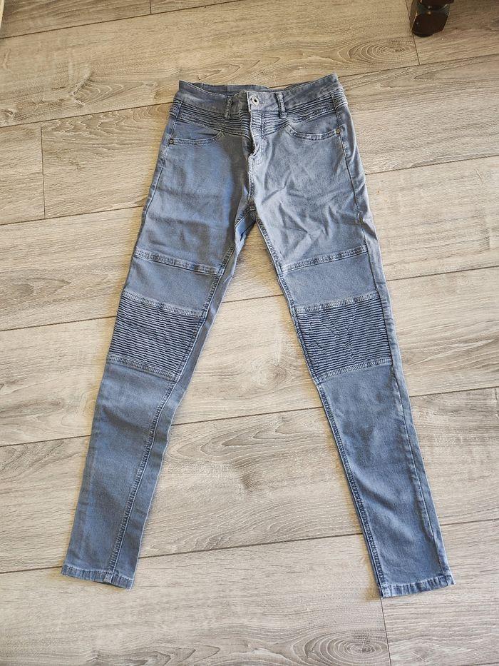 Pantalon gris bleu - photo numéro 1