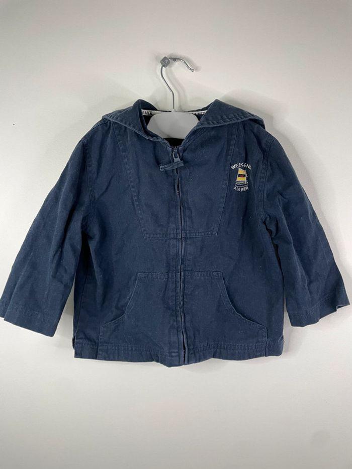 Veste bleu marine bébé - photo numéro 1