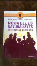 Livre Biblio Lycée "Nouvelles naturalistes des soirées de Médan" Zola, Maupassant, Huysmans