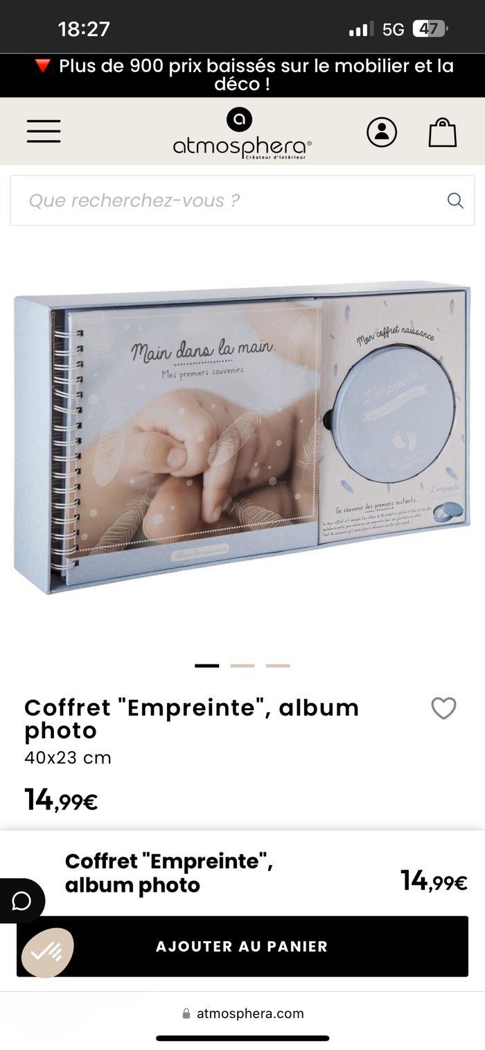 Coffret empreinte, album photo - photo numéro 9