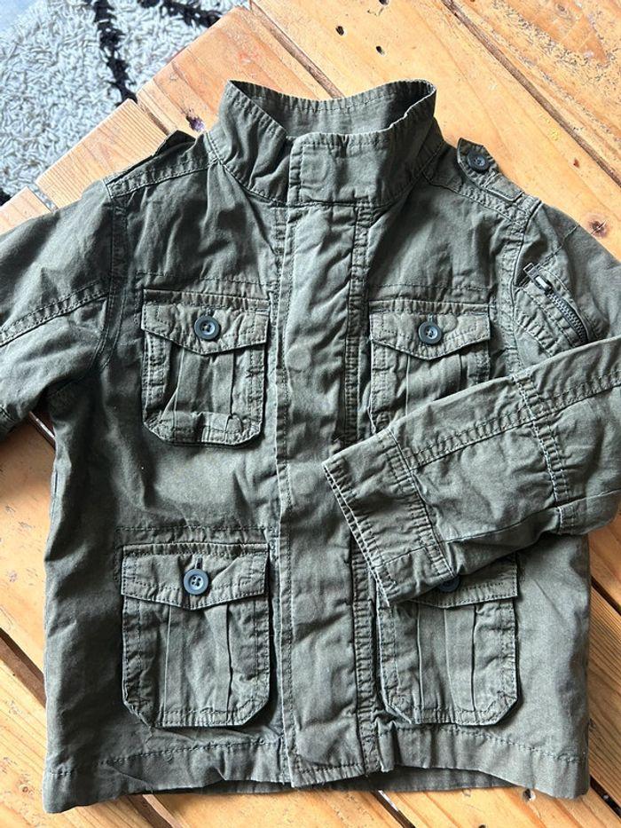 Veste H&M kaki type colonel 3 ans - photo numéro 2