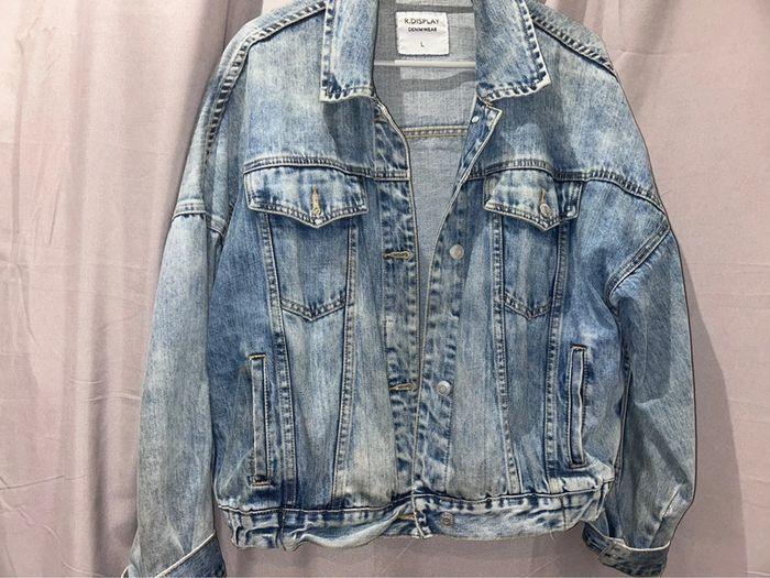 Veste en jeans un peu oversize - photo numéro 1