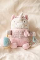 Peluche hochet licorne rose, Mots d'Enfants