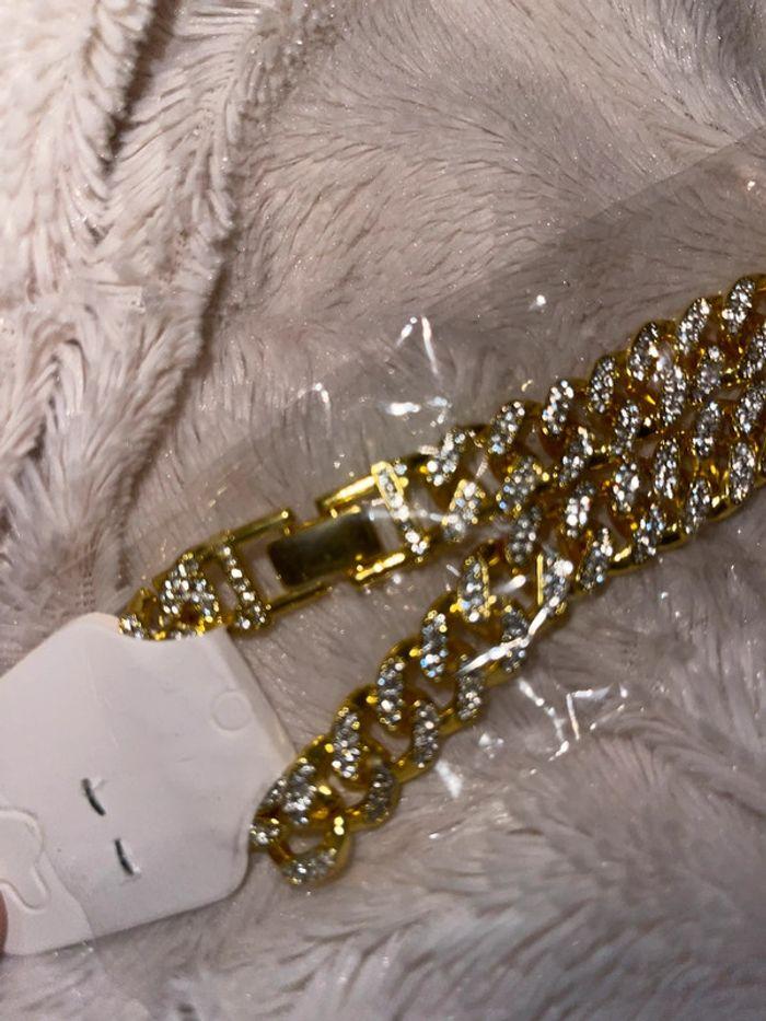 Collier à maillon strass - photo numéro 1