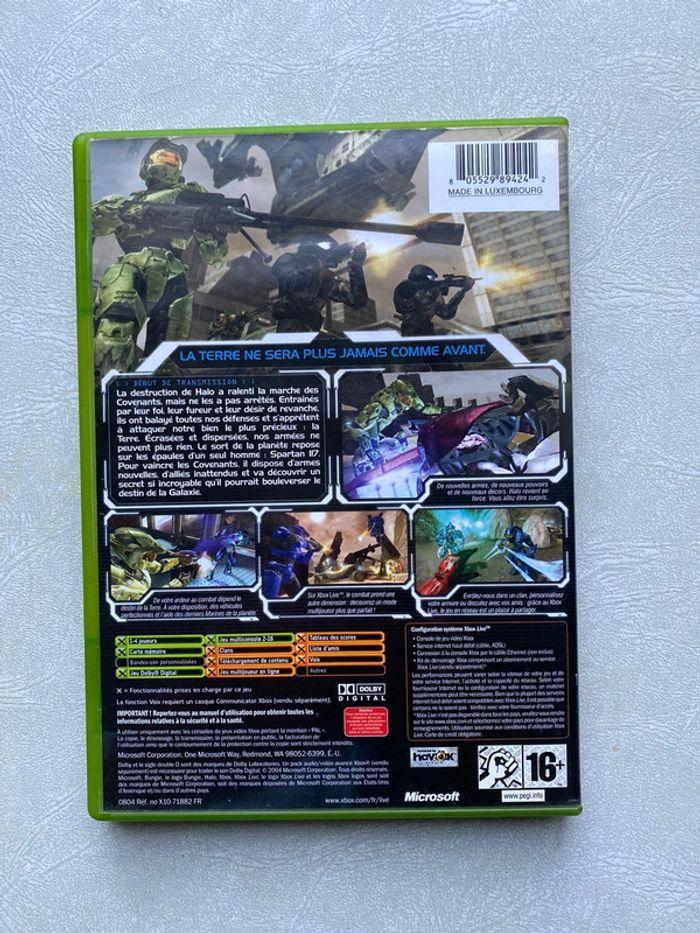 Jeu : Halo 2 (Pal FR) Exclusif Xbox 1ère génération / Classic complet boite notice flyer - photo numéro 2