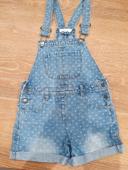 Salopette short fille 6ans