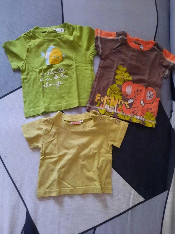 Lot de 3 tee shirt manche courte