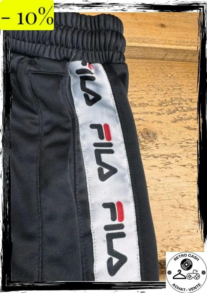 Pantalon fila noir à pression style Vintage taille xxs 6 - photo numéro 6