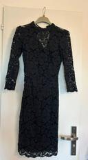 Robe dentelle Mango noire XS