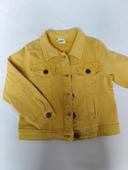 Veste en jean jaune