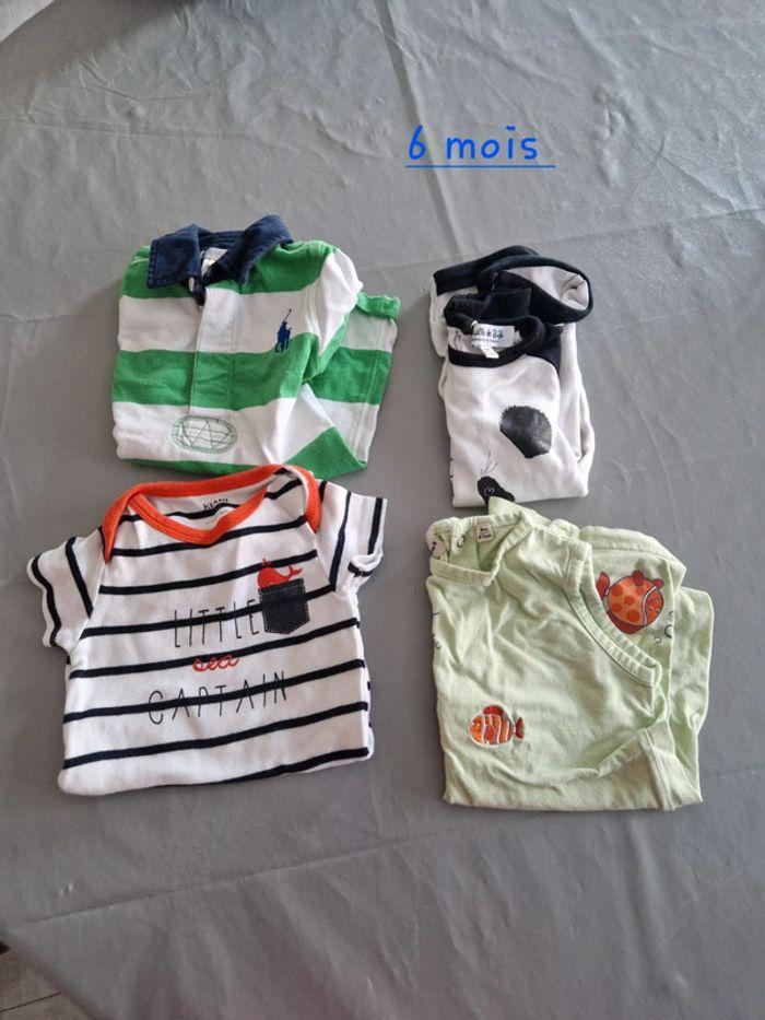 Lot de 4 combi short 6 mois - photo numéro 1