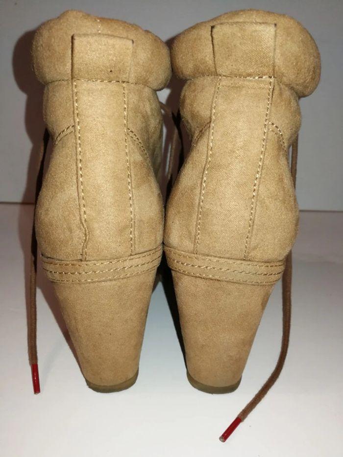 Chaussures Bottines compensées Bershka P36 - photo numéro 3