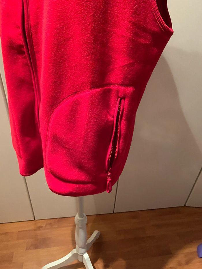 Veste sans manches polaire ski rouge femme. - photo numéro 4