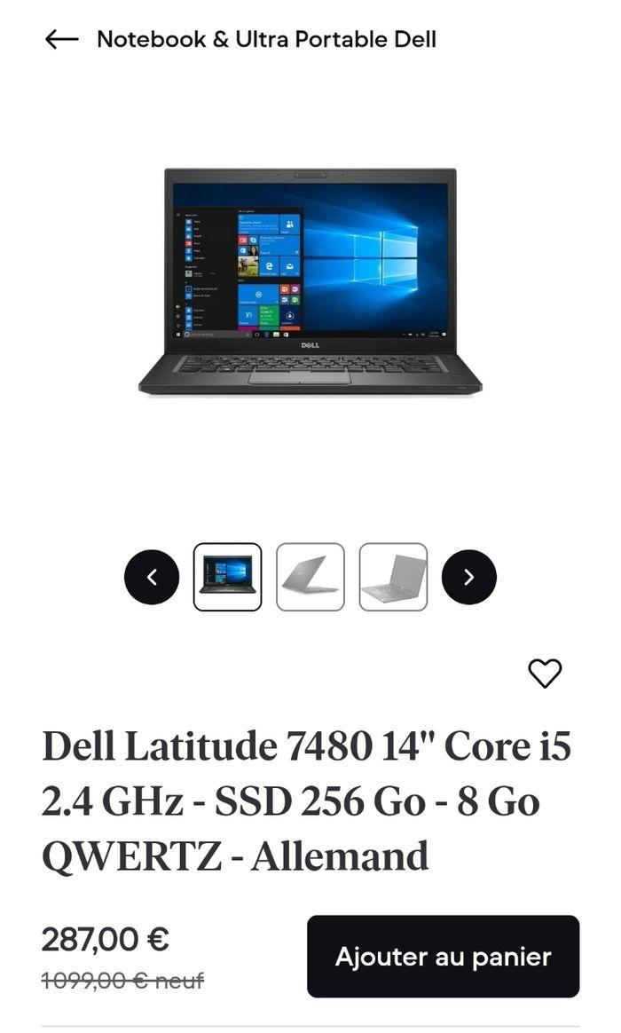 Pc dell 14" 7 ème génération très bon état - photo numéro 6