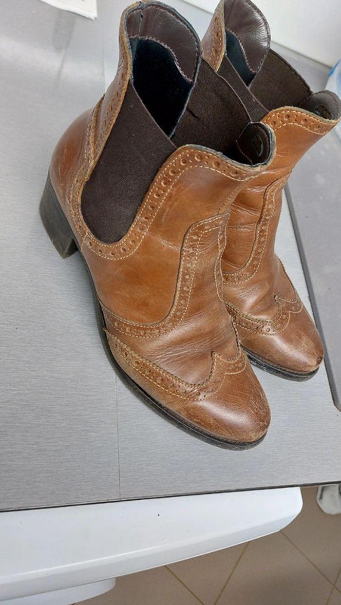 Bottines marron - photo numéro 1