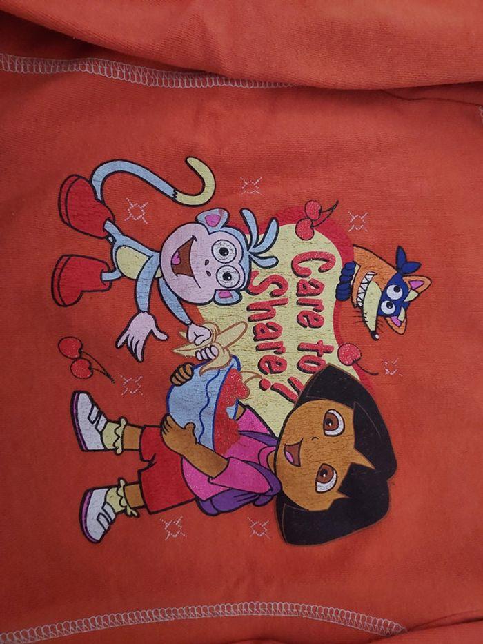 Pull orange Dora 5 ans - photo numéro 3