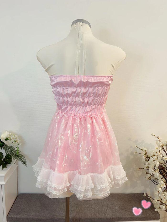 Dress Robe Pink Barbie Princess Cute Kawaii Lolita - photo numéro 6