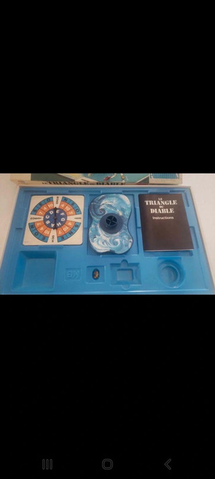 Ancien jeu Le Triangle du Diable MB, vintage, rétro, années 80-90 - photo numéro 5