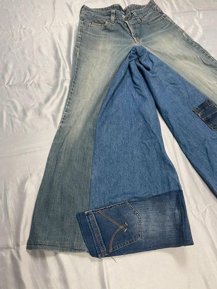 Jean ultra baggy large handmade early 2000’s rare taille 36FR - photo numéro 3