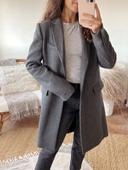 Manteau gris Zara Manteco