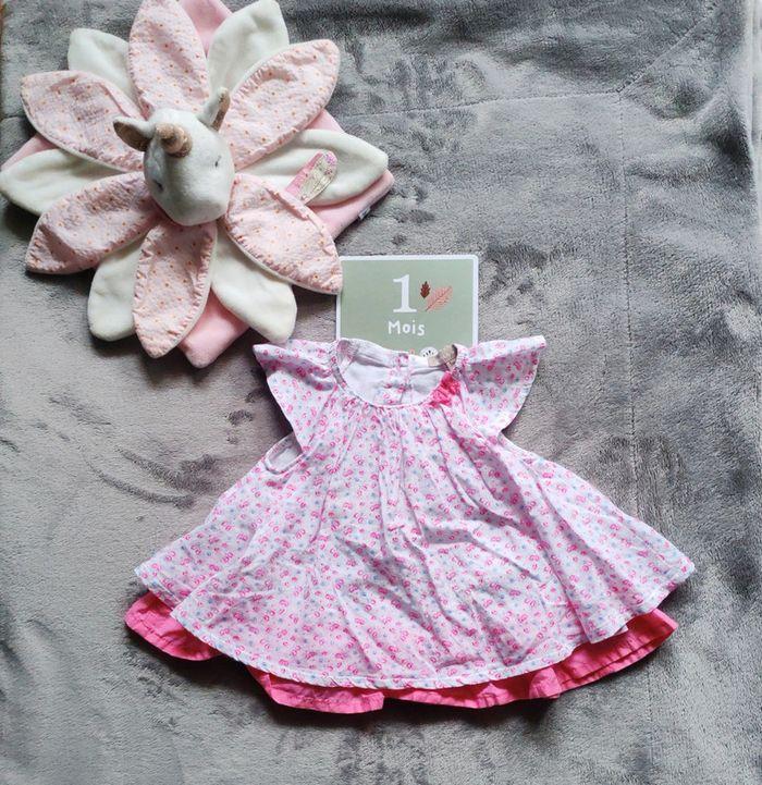 Robe d'été bébé fille Grain de blé 1 mois - photo numéro 1