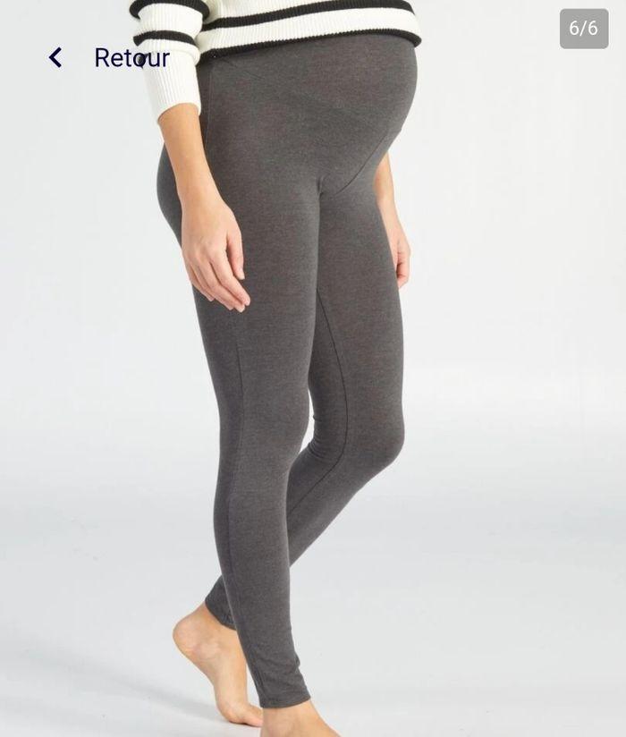 Leggings grossesse  gris - photo numéro 1