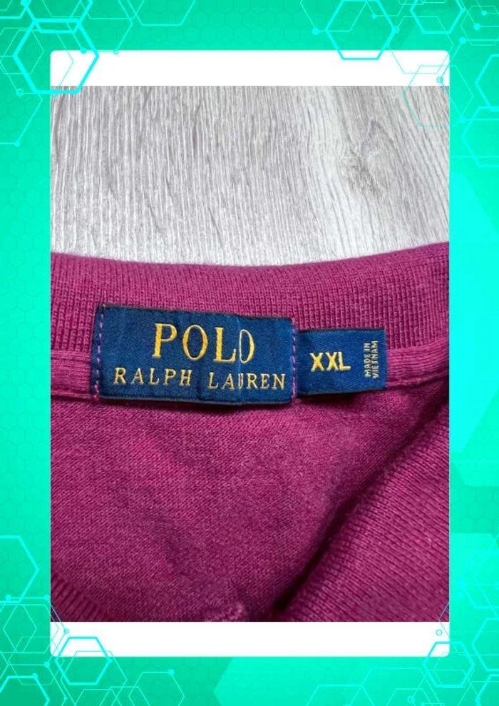 👕 Polo Ralph Lauren Bordeaux Taille XXL 👕 - photo numéro 4