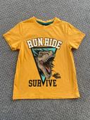 T-shirt manche courte dinosaures(5ans)