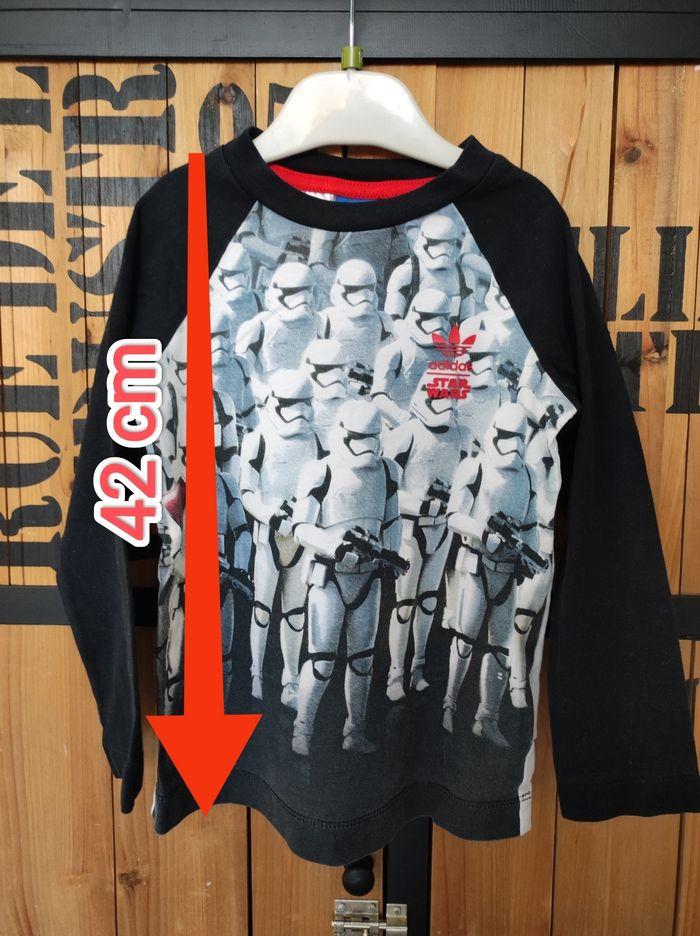 T.shirt manches longues Adidas Star Wars - photo numéro 4