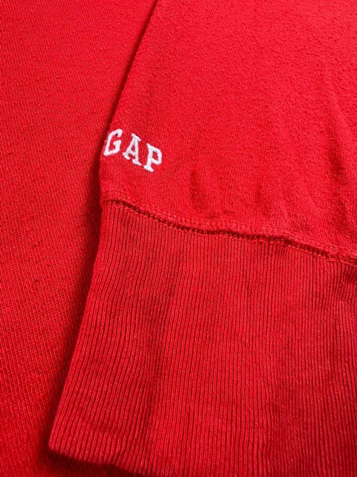 👕 Sweat GAP logo brodé Rouge Taille S 👕 - photo numéro 14