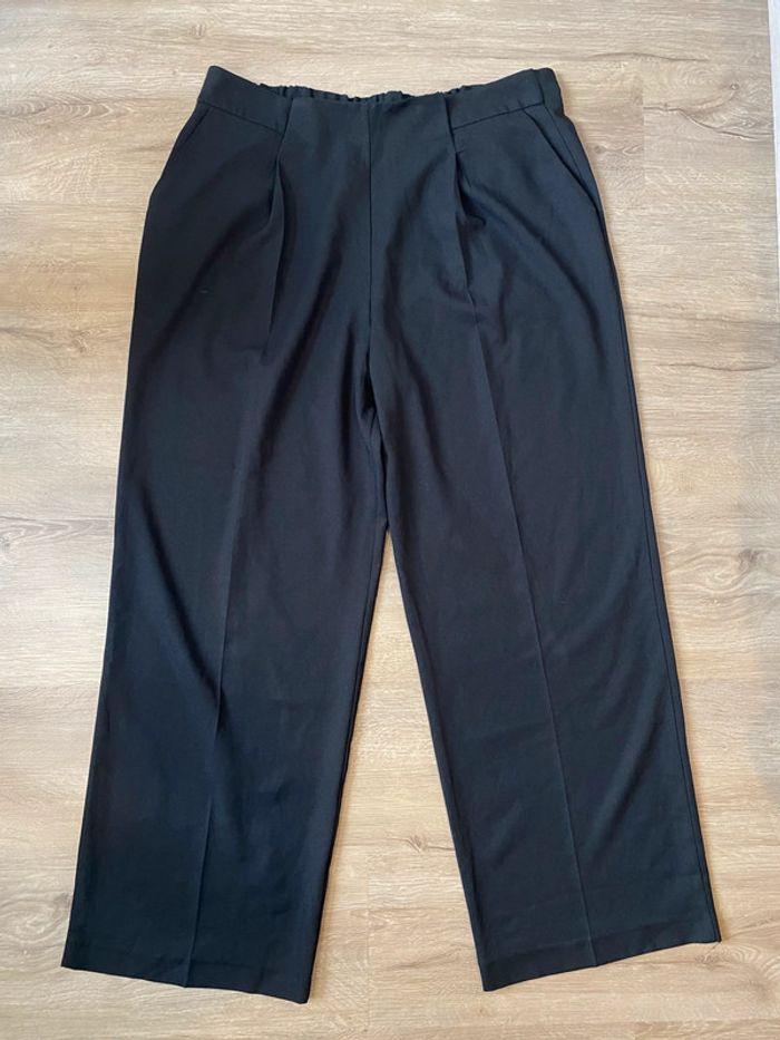 Pantalon chic coupe large noir Pimkie taille L / 40 - photo numéro 2