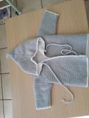 Gilet laine gris