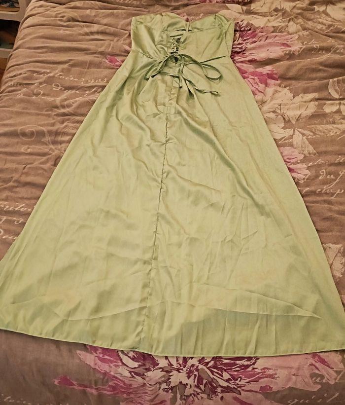 Robe de cérémonie vert sauge - photo numéro 5