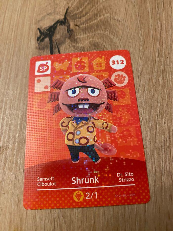 Carte amiibo  Shrunk n312 - photo numéro 1