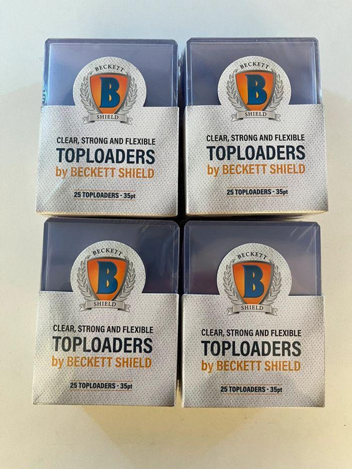 100 toploaders Beckett Shield 35 pt - photo numéro 1