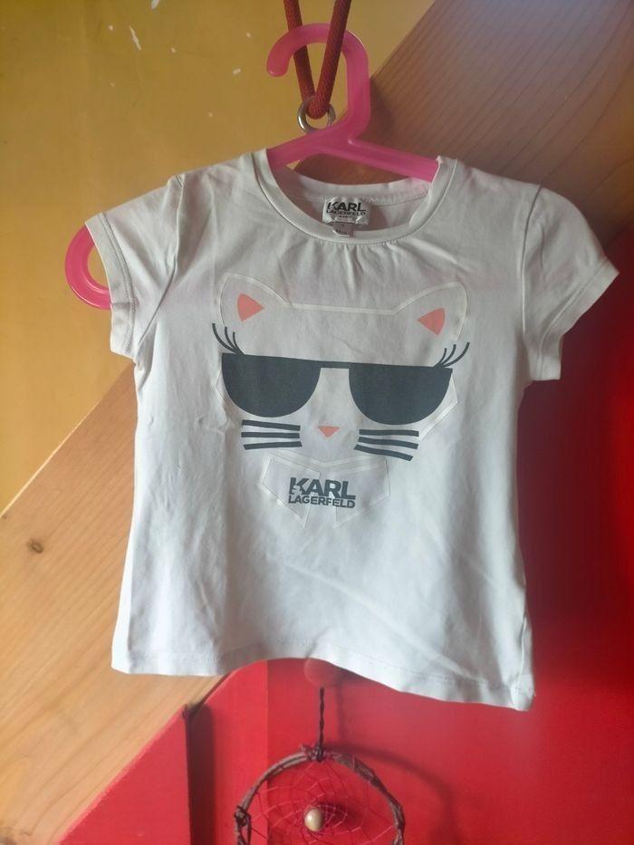 Joli tee shirt Karl Lagerfeld 3 ans - photo numéro 1