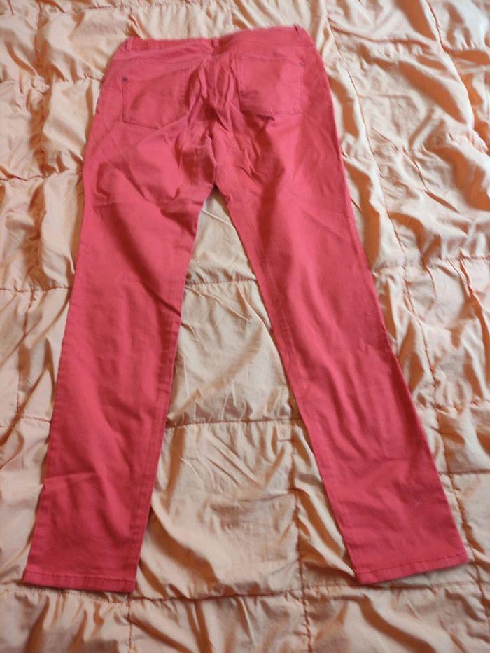 Pantalon H&M rouge Taille 40 - photo numéro 2