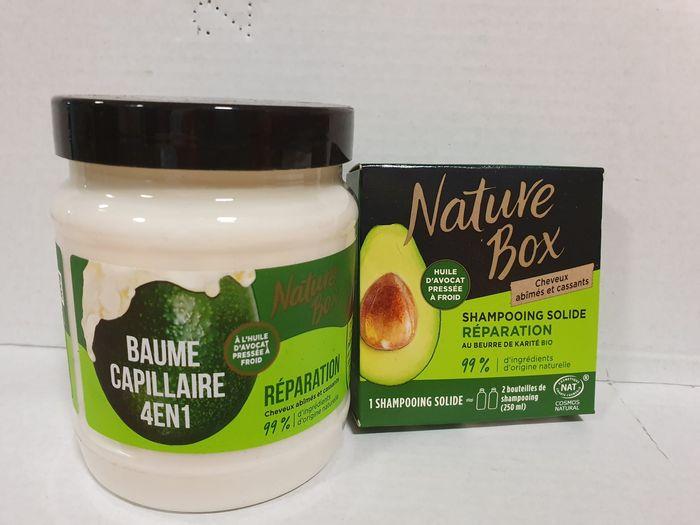 Shampoing solide + masque réparation Nature Box - photo numéro 1