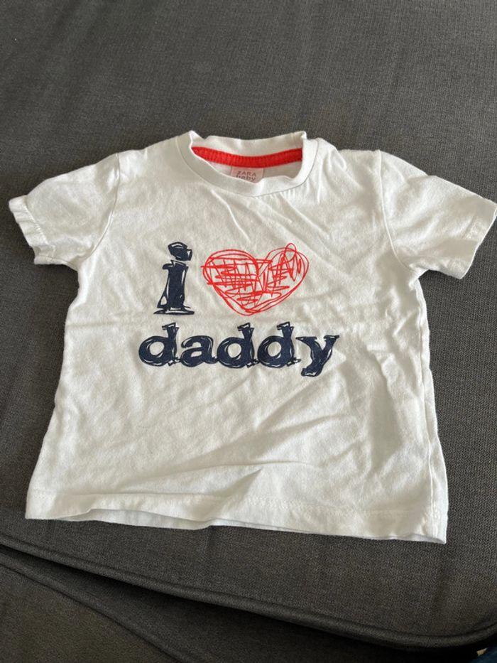 Tee shirt Zara baby 6-9 mois - photo numéro 1