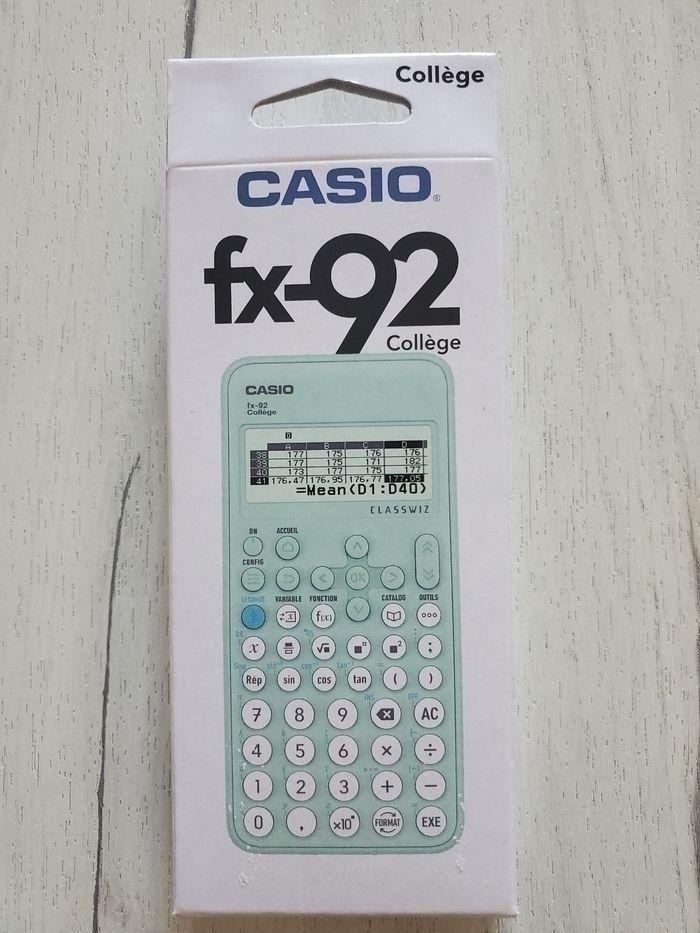 Calculatrice CASIO FX92 Collège.