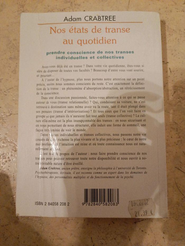 Livre nos états de transe au quotidien - photo numéro 2