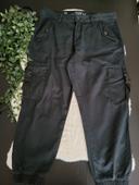 Pantalon cargo noir c&a taille 44