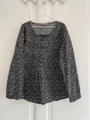 Blouse noire et blanche NKY 6 ans